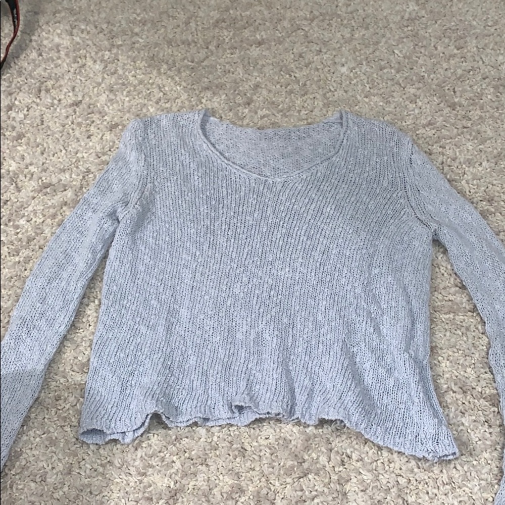 Light blue sweater